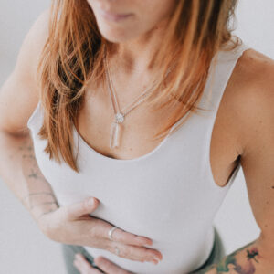 Aura (White Yoga Body, Open Back)