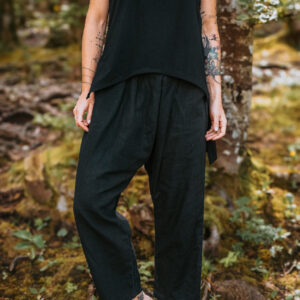 Noir Flow (Black Linen Pants)