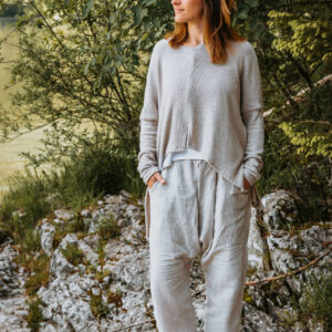 Mira (Beige Knitted Sweater)