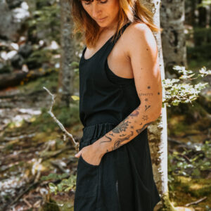 Ratri (Black Asymmetrical Shirt)