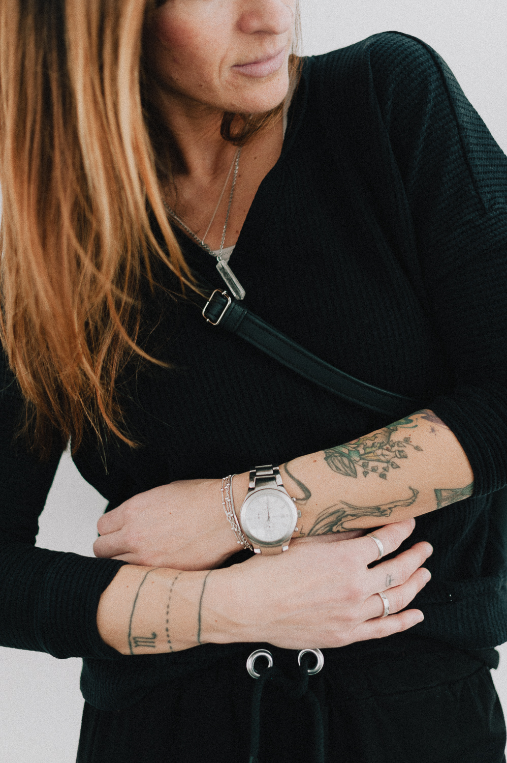 Raven Knit (Black Waffle Sweater) - Image 2