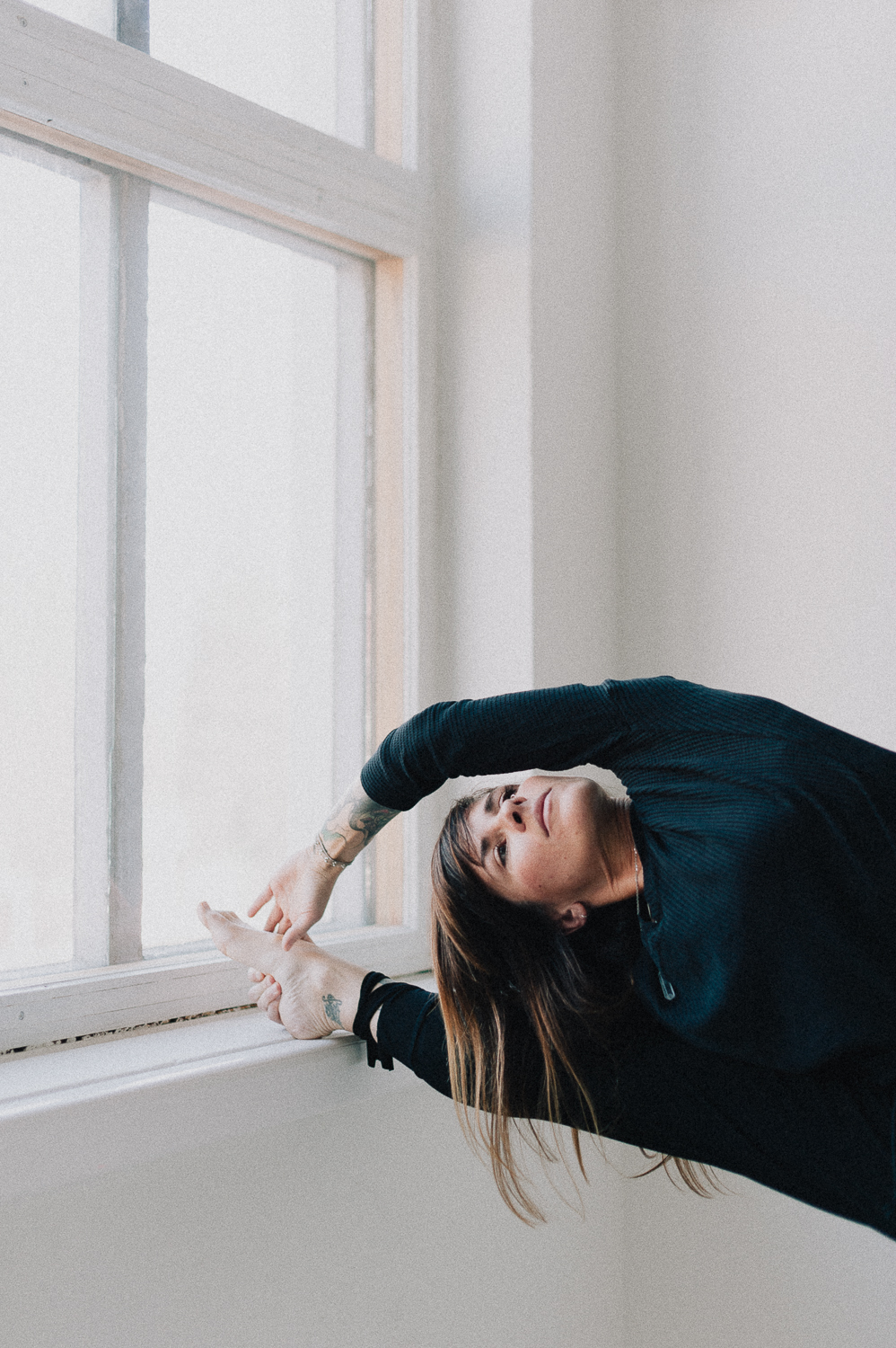 Raven Knit (Black Waffle Sweater) - Image 3