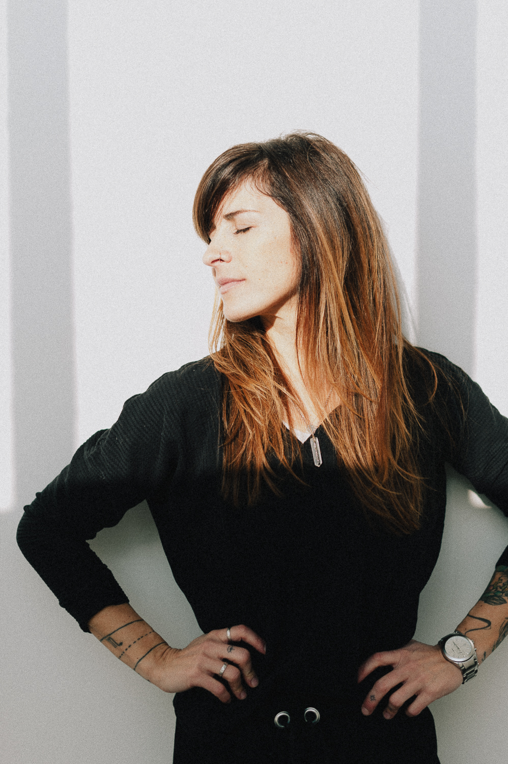 Raven Knit (Black Waffle Sweater)